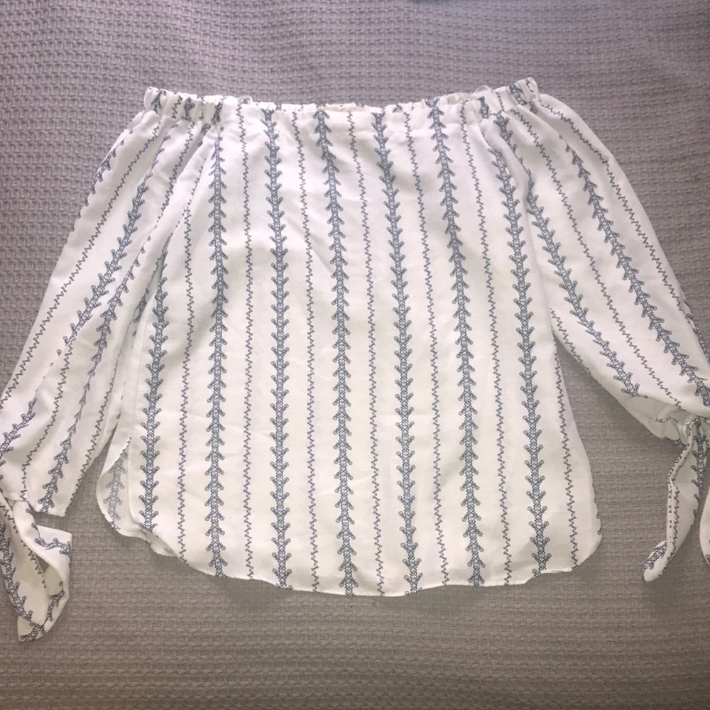 Off the shoulder shirt
